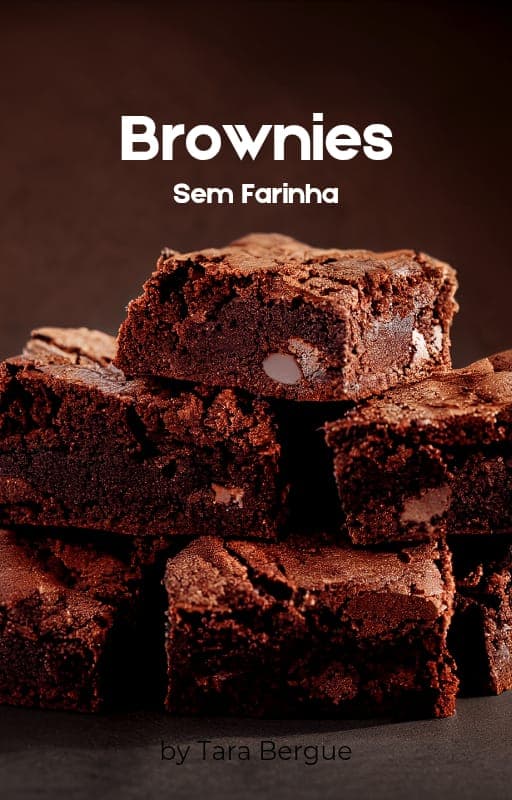 Capa do e-book: Brownies Sem Farinha
