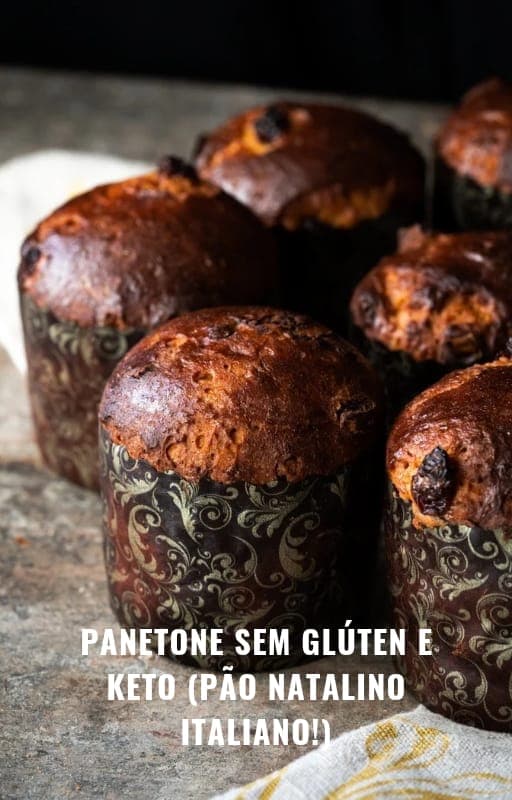 Capa do e-book: Panetone Sem Glúten e Sem Açúcar